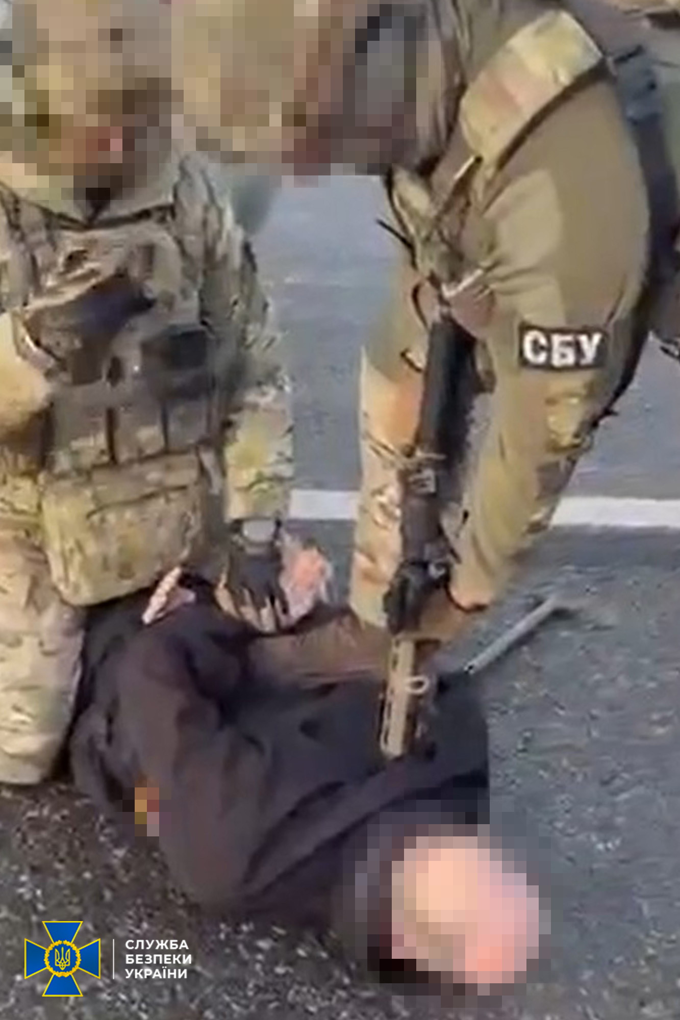 Служба безпеки «по гарячих слідах» затримала російських агентів, які підірвали авто неподалік від однієї з будівель СБУ 11 лютого цього року